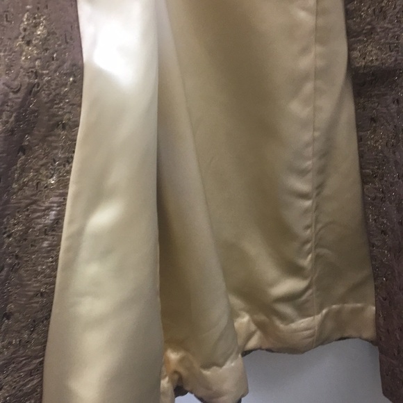 Vintage Bramsom Brocade Brown Gold Coat - Picture 6 of 6